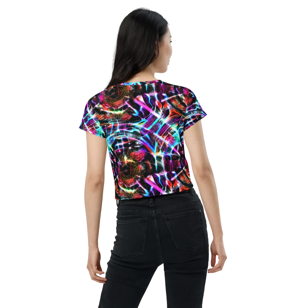 Laser Tempest on Crop Tee — Back