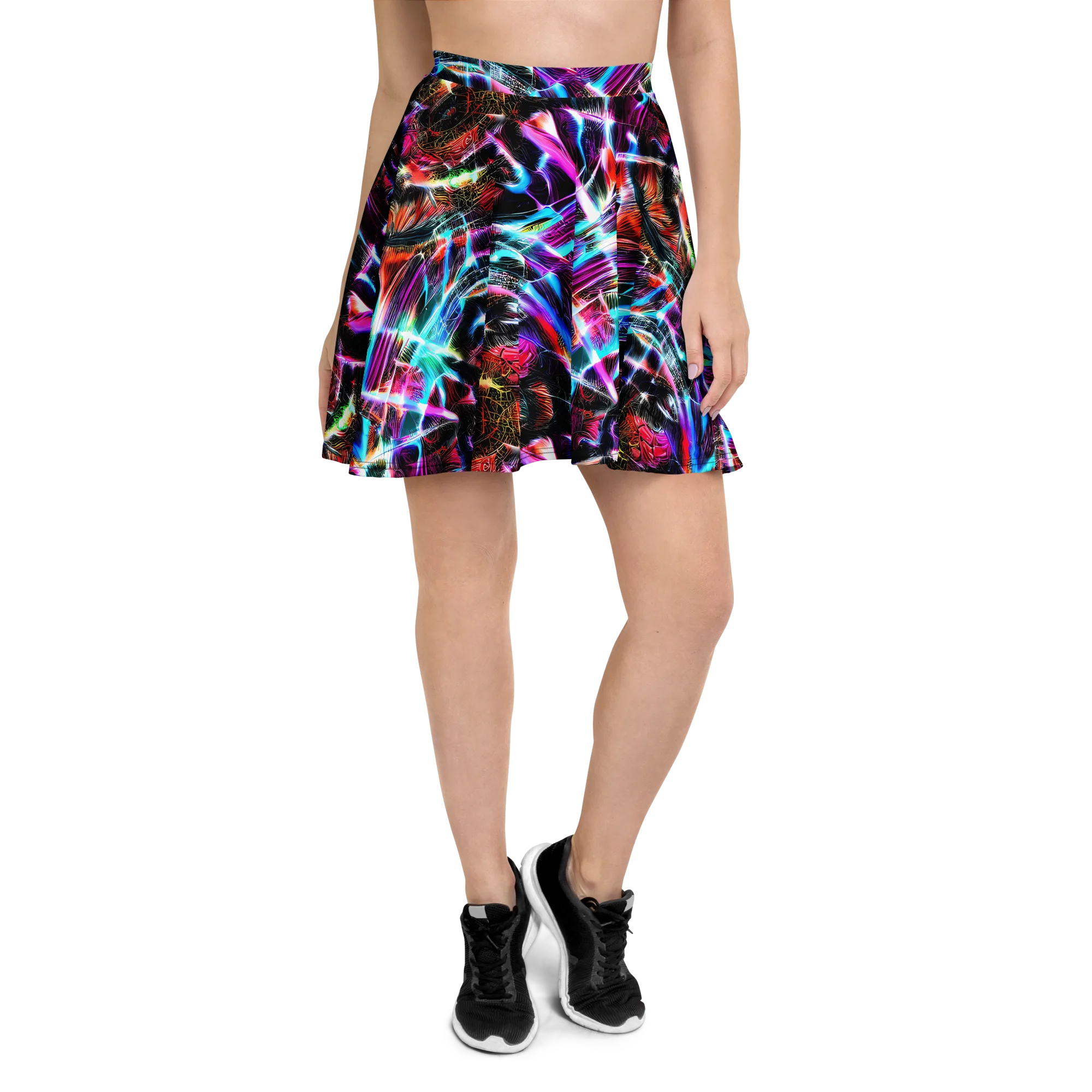 Laser Tempest on Skater Skirt — Front