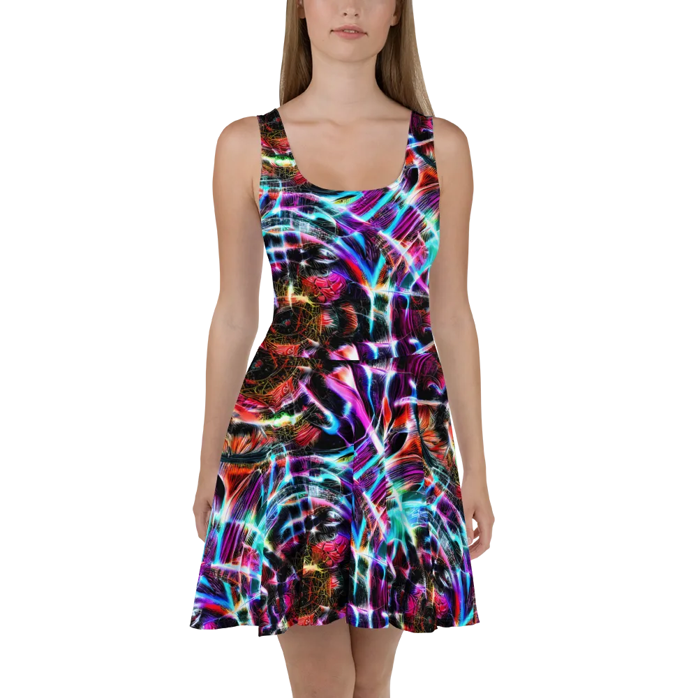 Laser Tempest on Skater Dress — Front