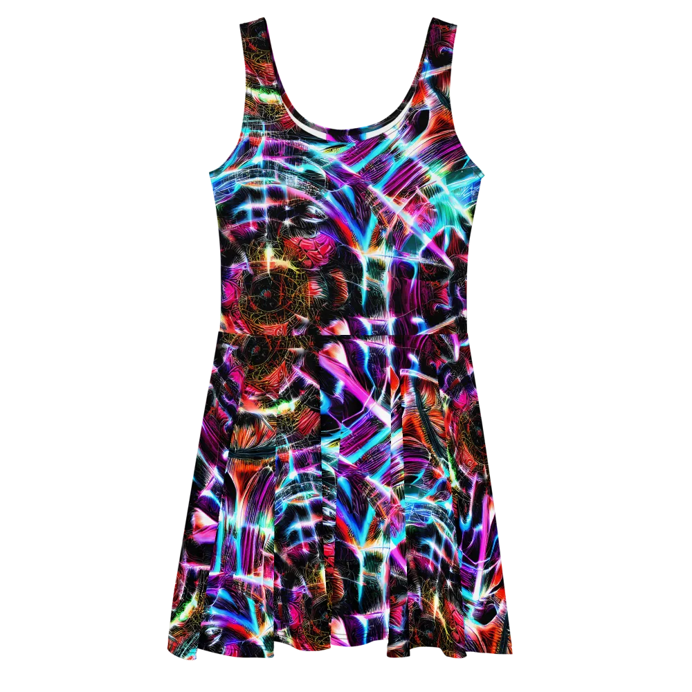 Laser Tempest on Skater Dress — Front