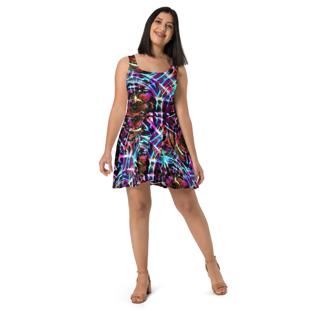 Laser Tempest on Skater Dress — Front