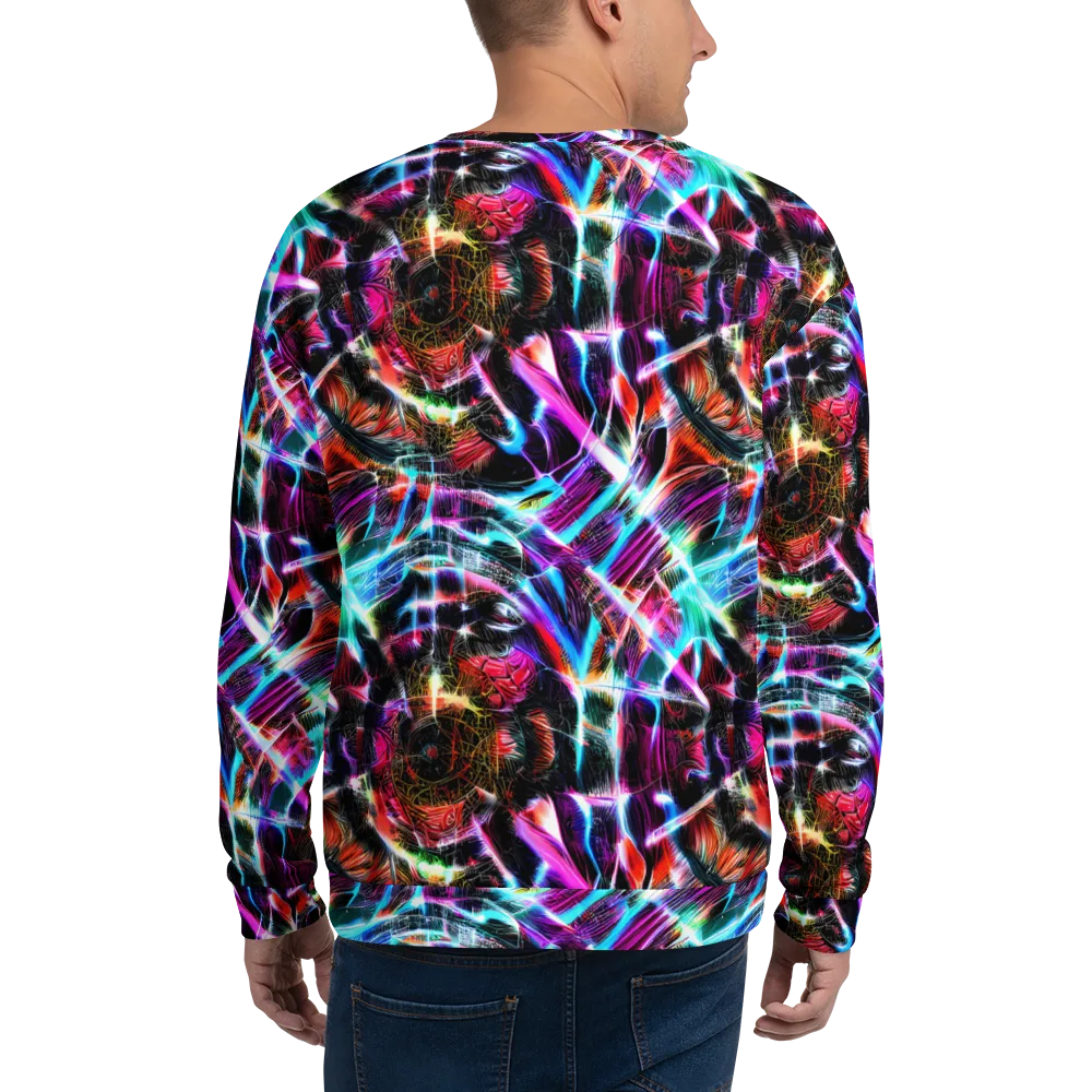 Laser Tempest on Sweatshirt — Back