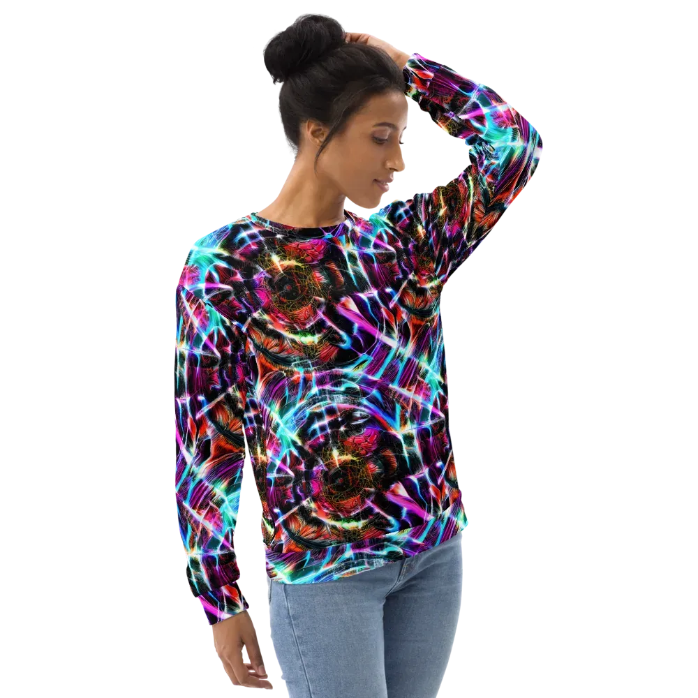 Laser Tempest on Sweatshirt — Right Front