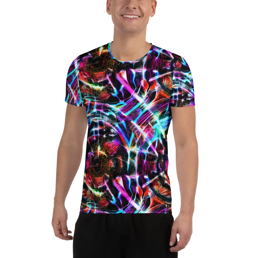 Laser Tempest on Men's Athletic T-Shirt — Front