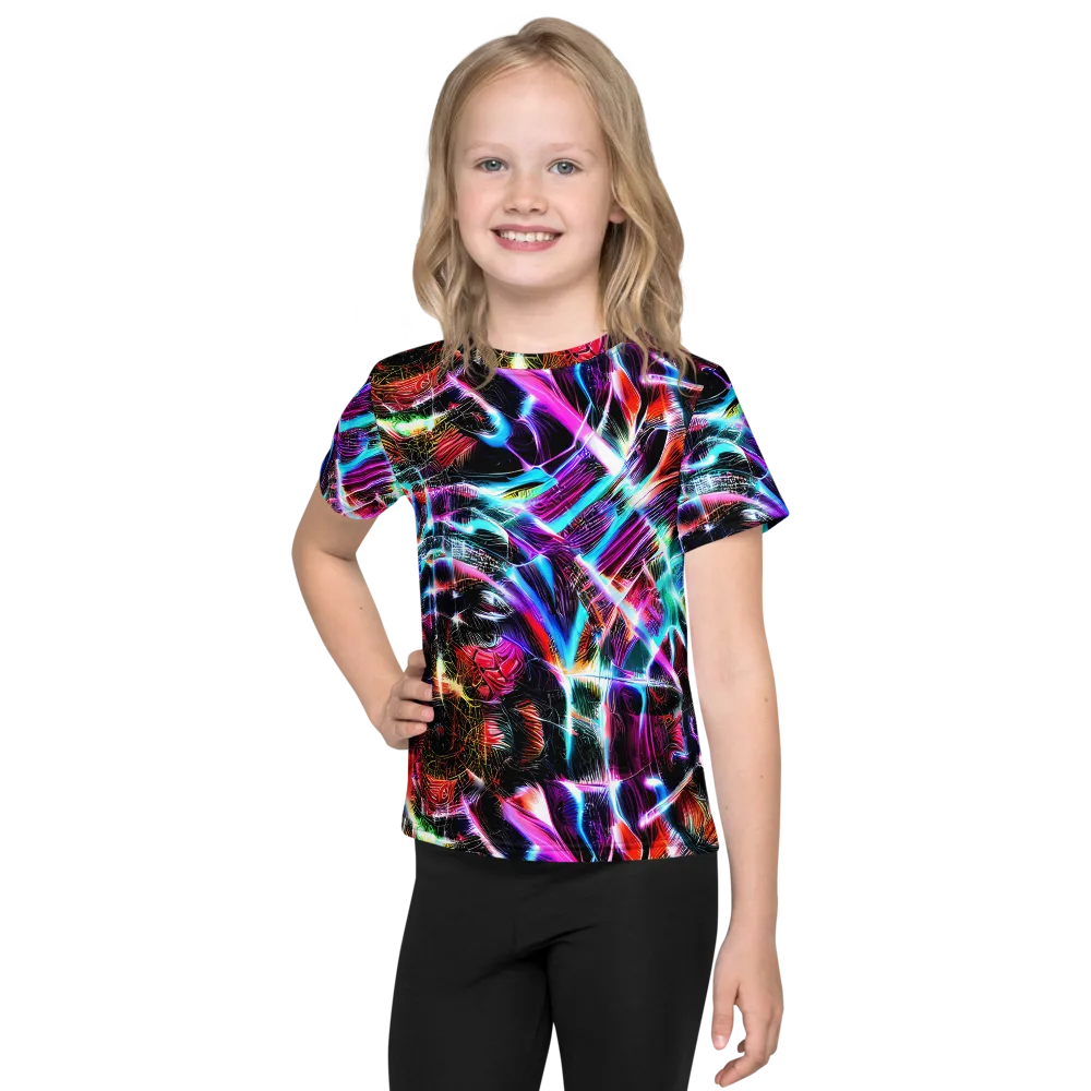 Laser Tempest on Kids Crew Neck T-Shirt — Front