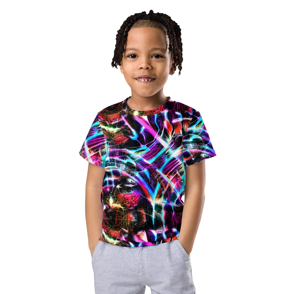 Laser Tempest on Kids Crew Neck T-Shirt — Front