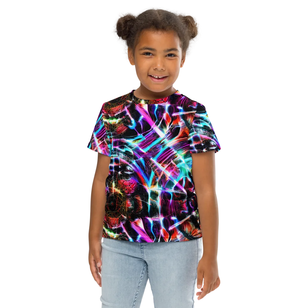 Laser Tempest on Kids Crew Neck T-Shirt — Front