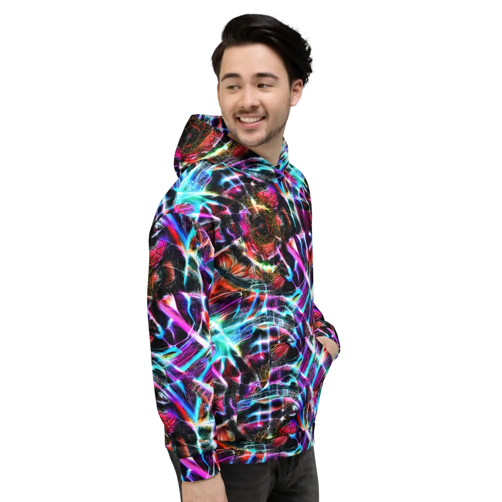 Laser Tempest on Hoodie — Right
