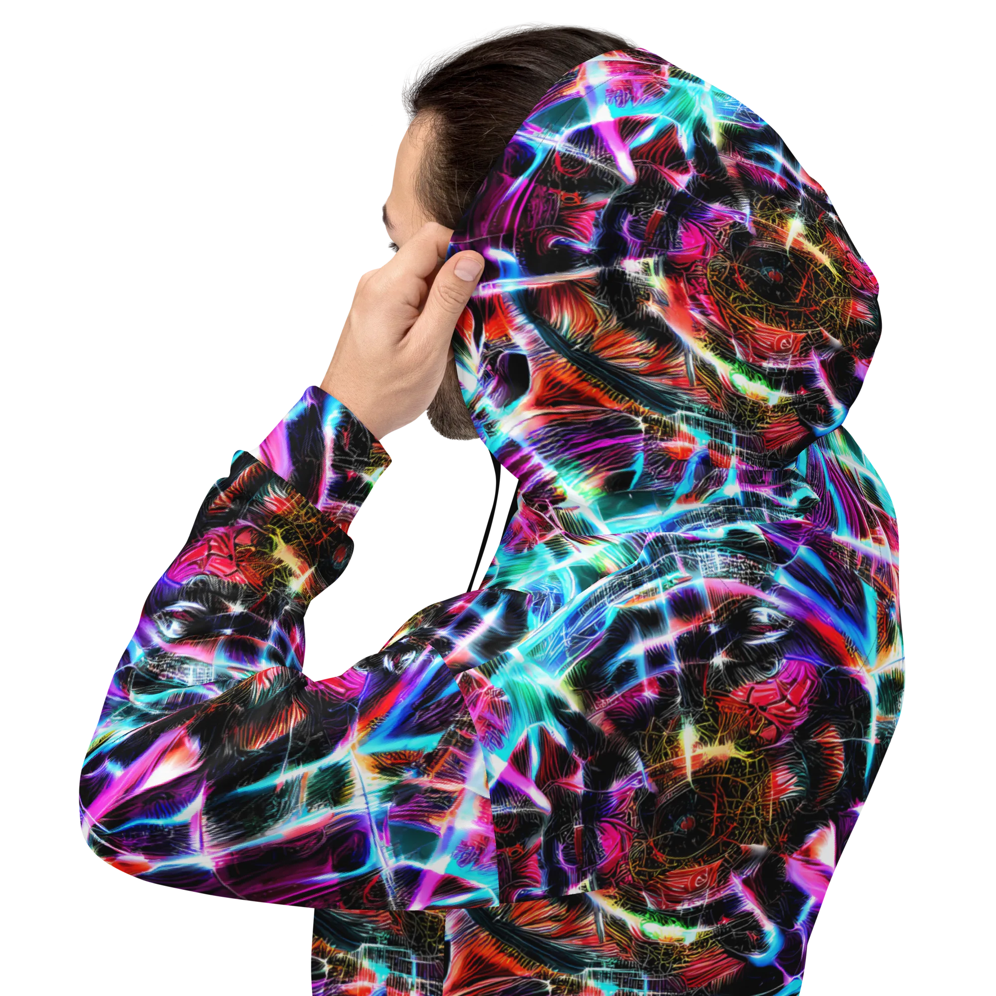 Laser Tempest on Hoodie — Back