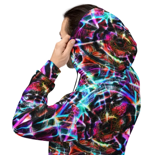 Laser Tempest on a Hoodie