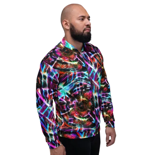 Laser Tempest on a Bomber Jacket