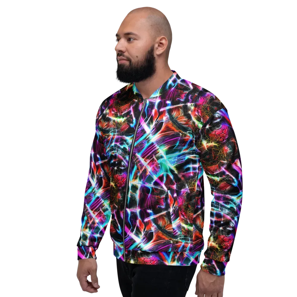Laser Tempest on Bomber Jacket — Left