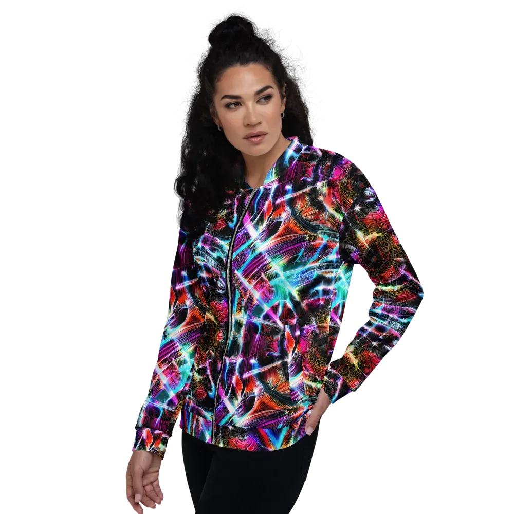 Laser Tempest on Bomber Jacket — Left