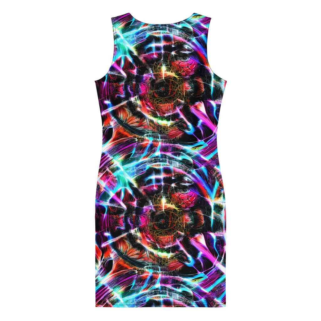 Laser Tempest on Bodycon Dress — Back