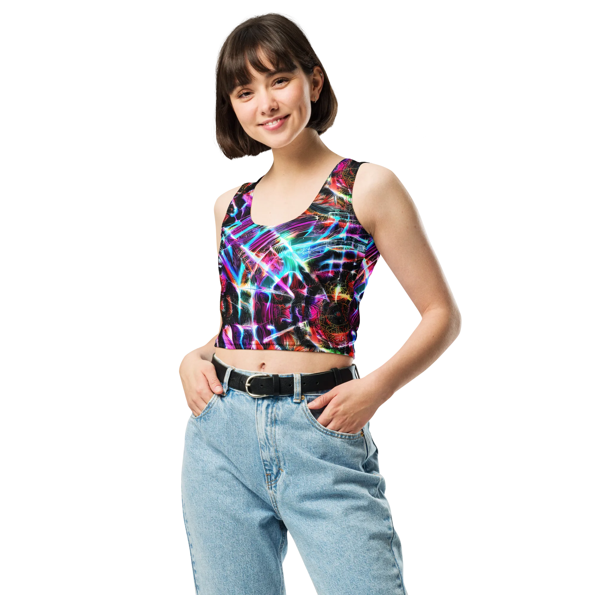 Laser Tempest on Crop Top — Front