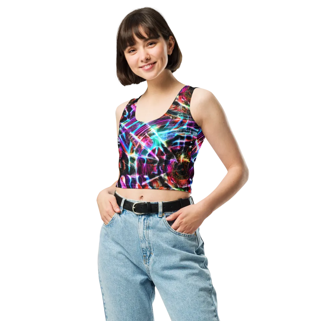 Laser Tempest on Crop Top — Front