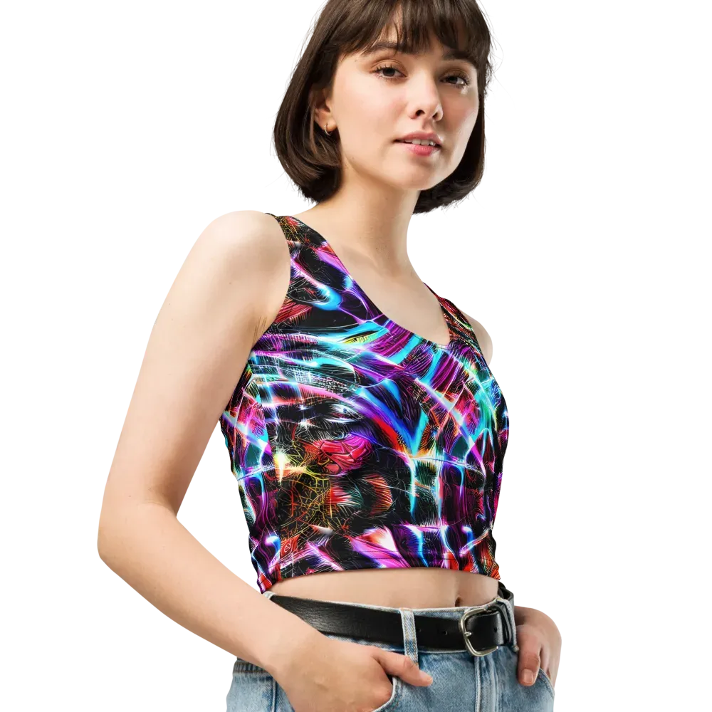 Laser Tempest on Crop Top — Right Front