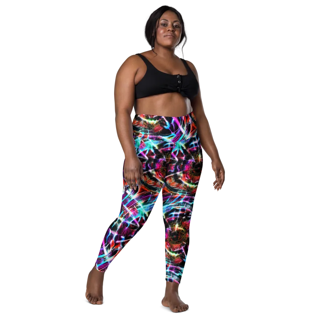 Laser Tempest on Leggings with Pockets — Front