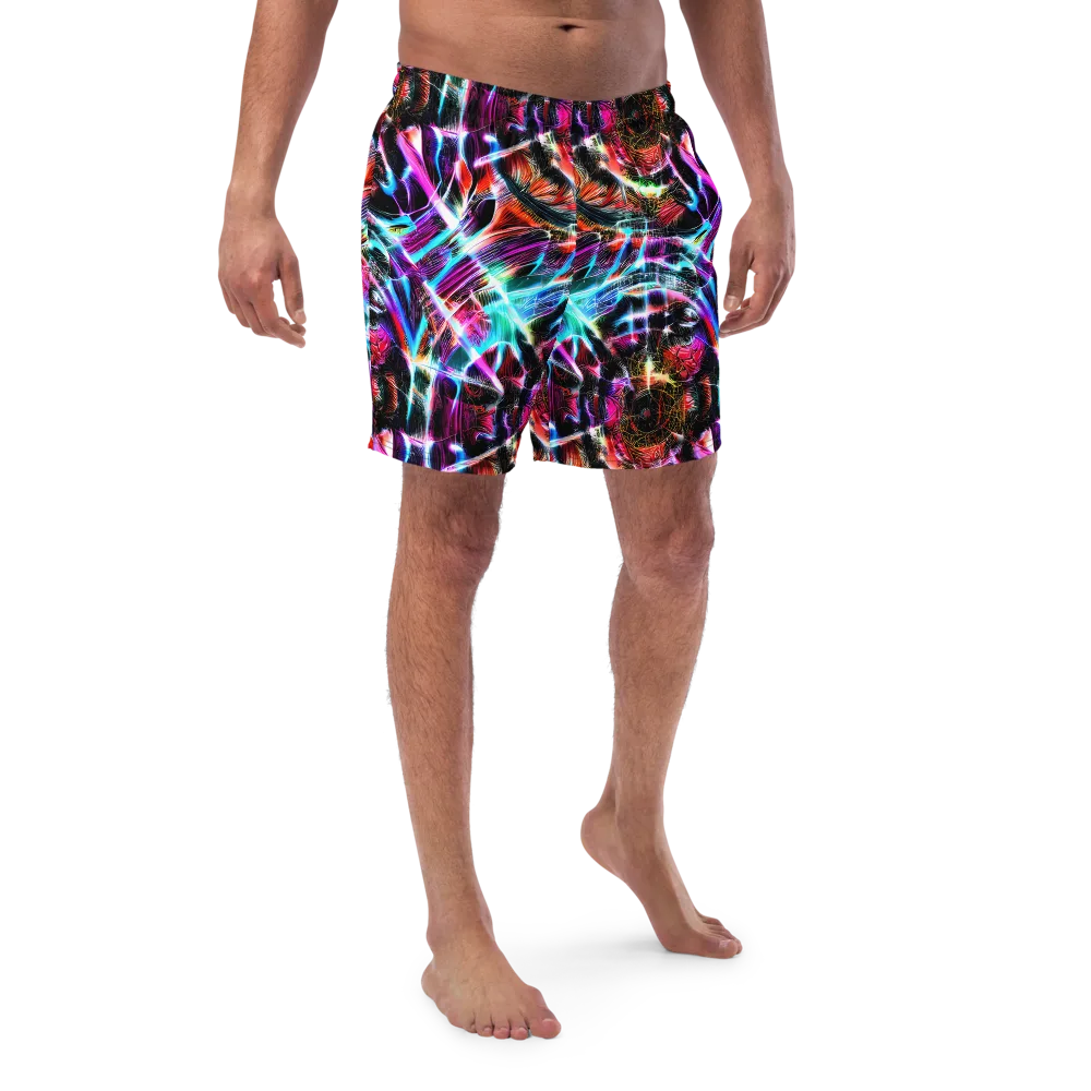 Laser Tempest on Swim Trunks — Front
