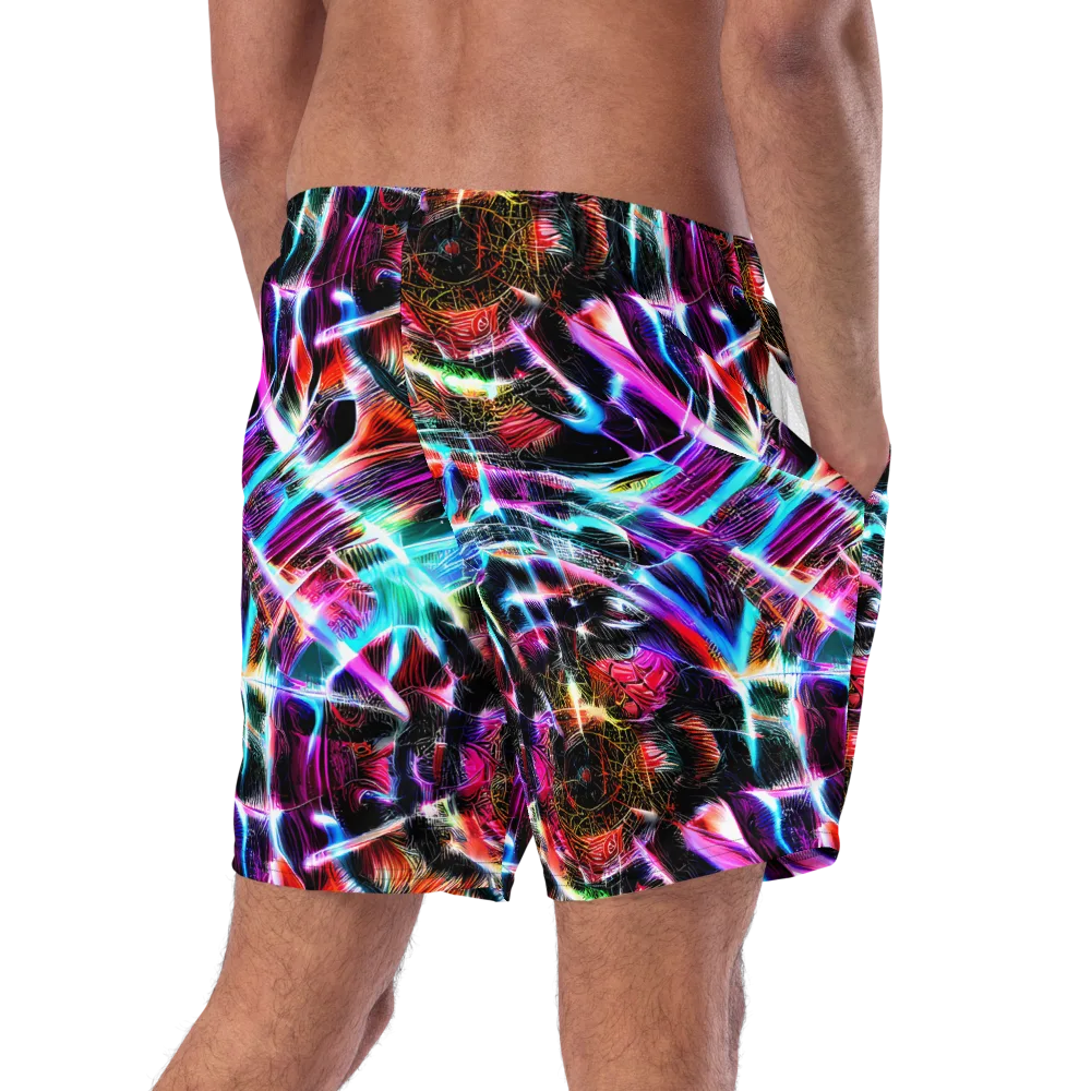 Laser Tempest on Swim Trunks — Right Back