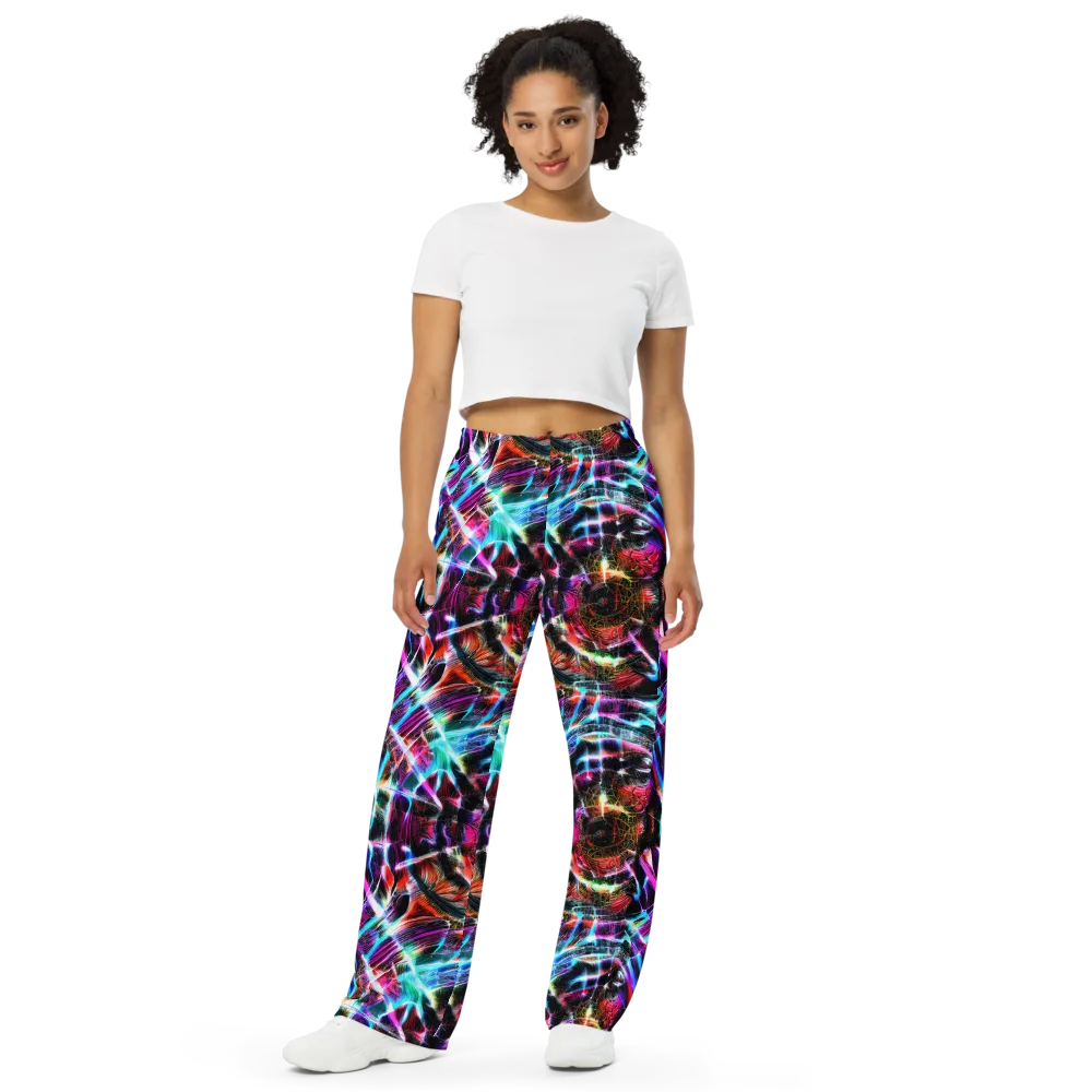 Laser Tempest on Wide-Leg Pants — Front