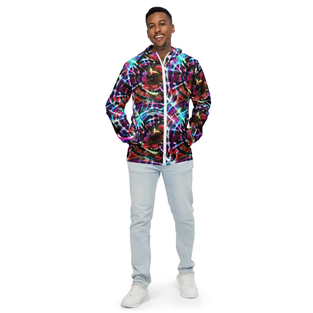 Laser Tempest on Men's Windbreaker — Front