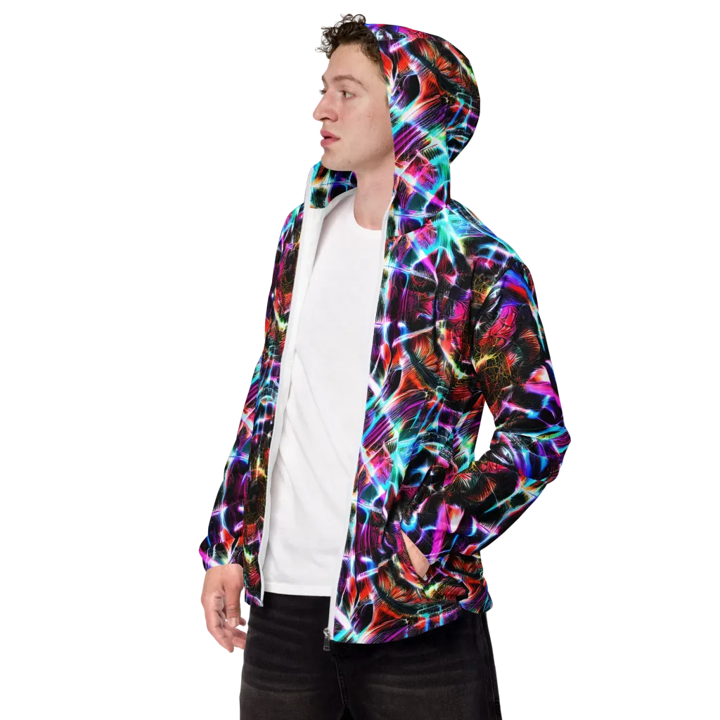 Laser Tempest on Men's Windbreaker — Left Front