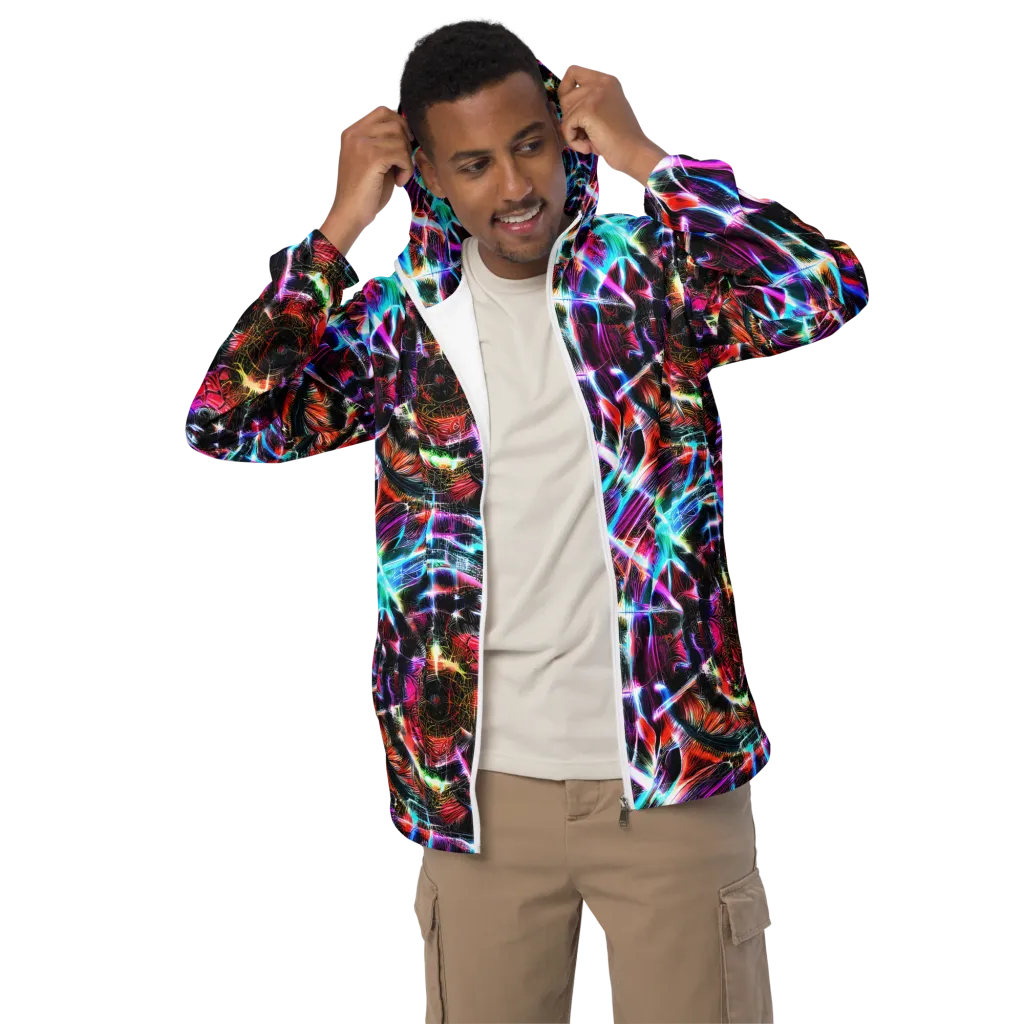 Laser Tempest on Men's Windbreaker — Front