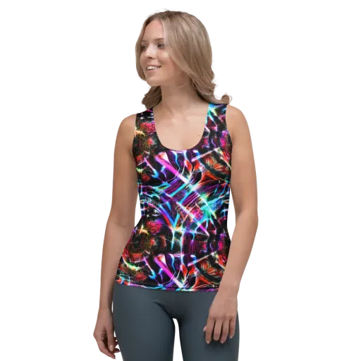 Laser Tempest on a Women's Tank Top