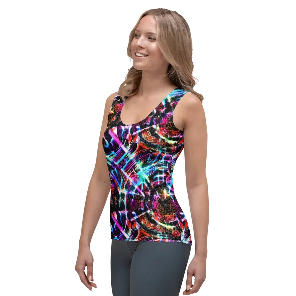 Laser Tempest on Women's Tank Top — Left Front