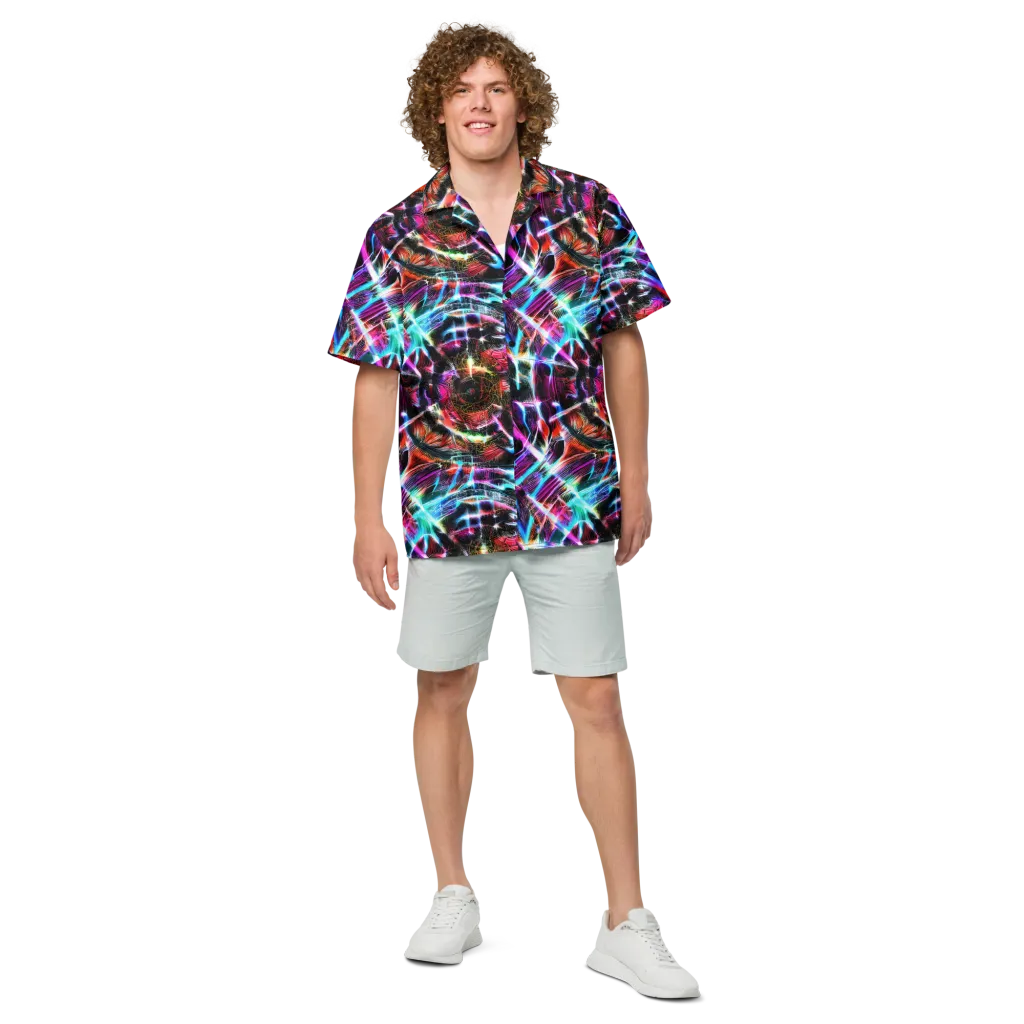 Laser Tempest on Button Shirt — Front