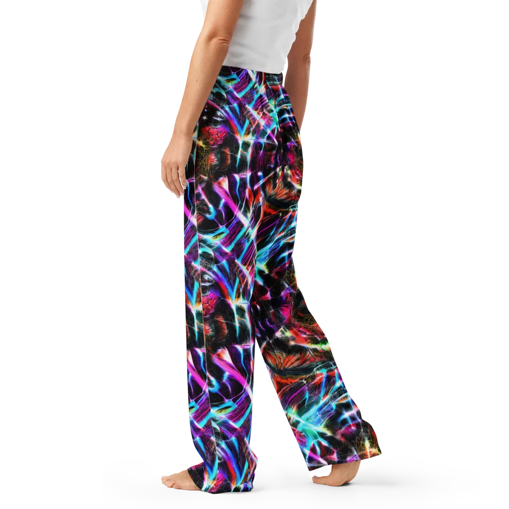 Laser Tempest on Women's Pajama Pants — Left