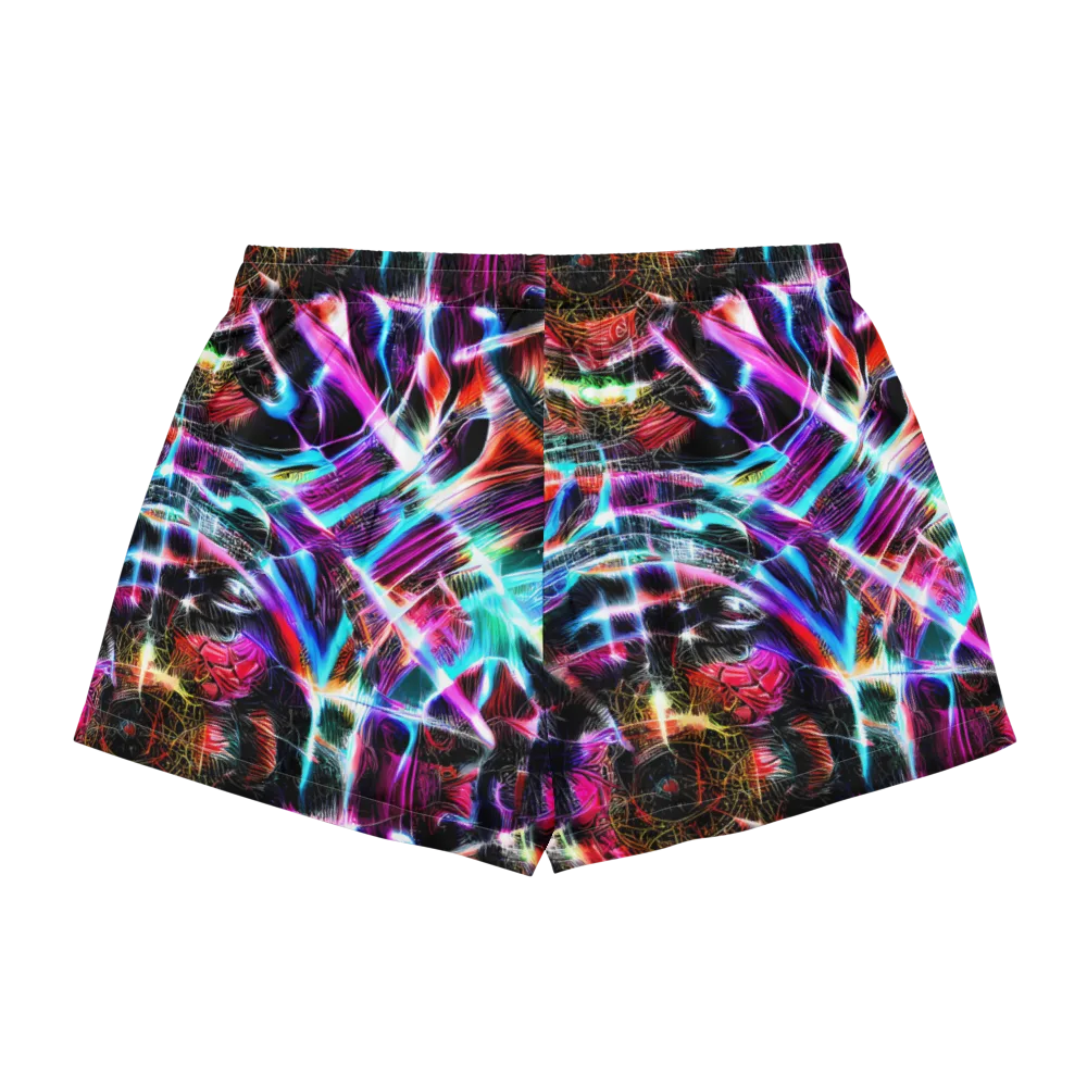 Laser Tempest on Women's Pajama Shorts — Back