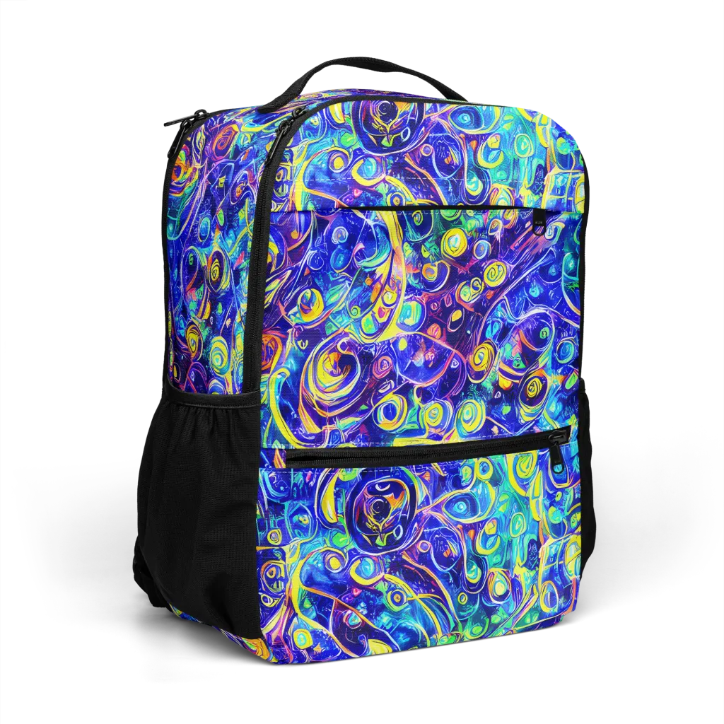 The Color Comet on Utility Backpack — Right Front