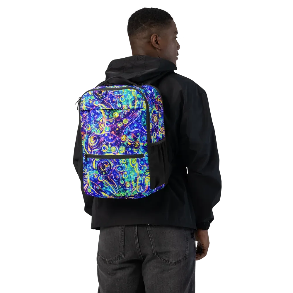 The Color Comet on Utility Backpack — Back