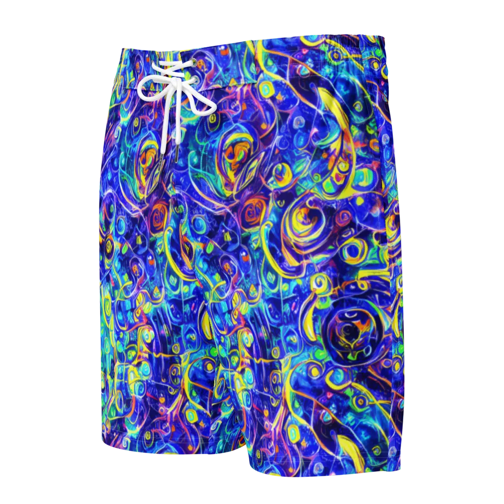 The Color Comet on Men's Board Shorts — Front