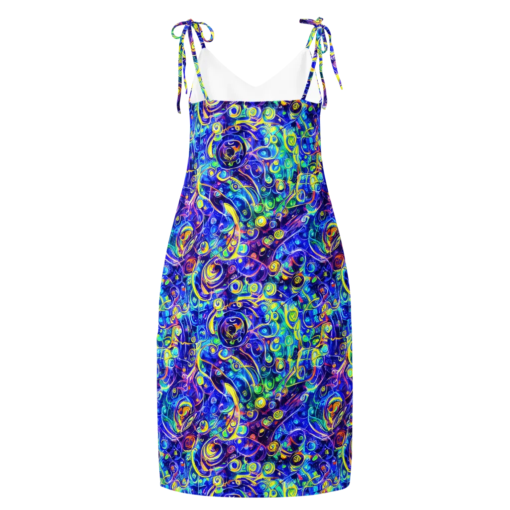The Color Comet on Slip Dress — Back