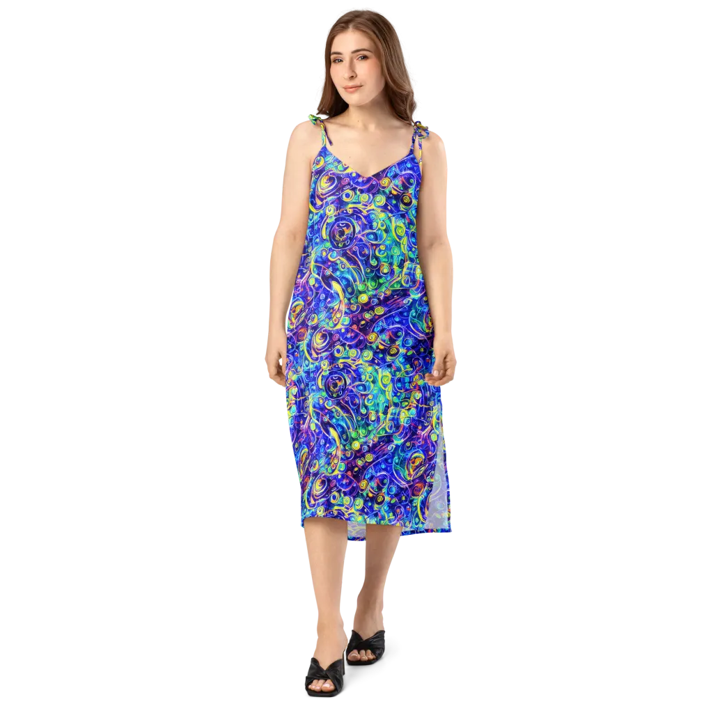 The Color Comet on Slip Dress — Front