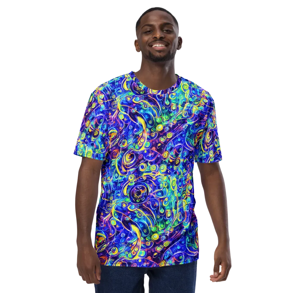 The Color Comet on Men's Crew Neck T-Shirt — Front