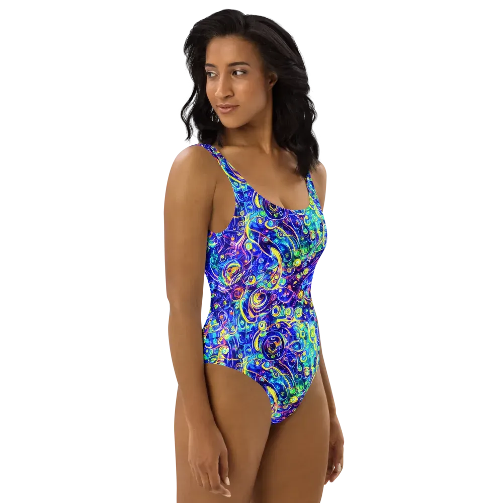 The Color Comet on One-Piece Swimsuit — Right