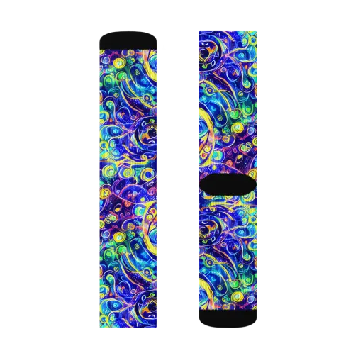 The Color Comet on a Socks