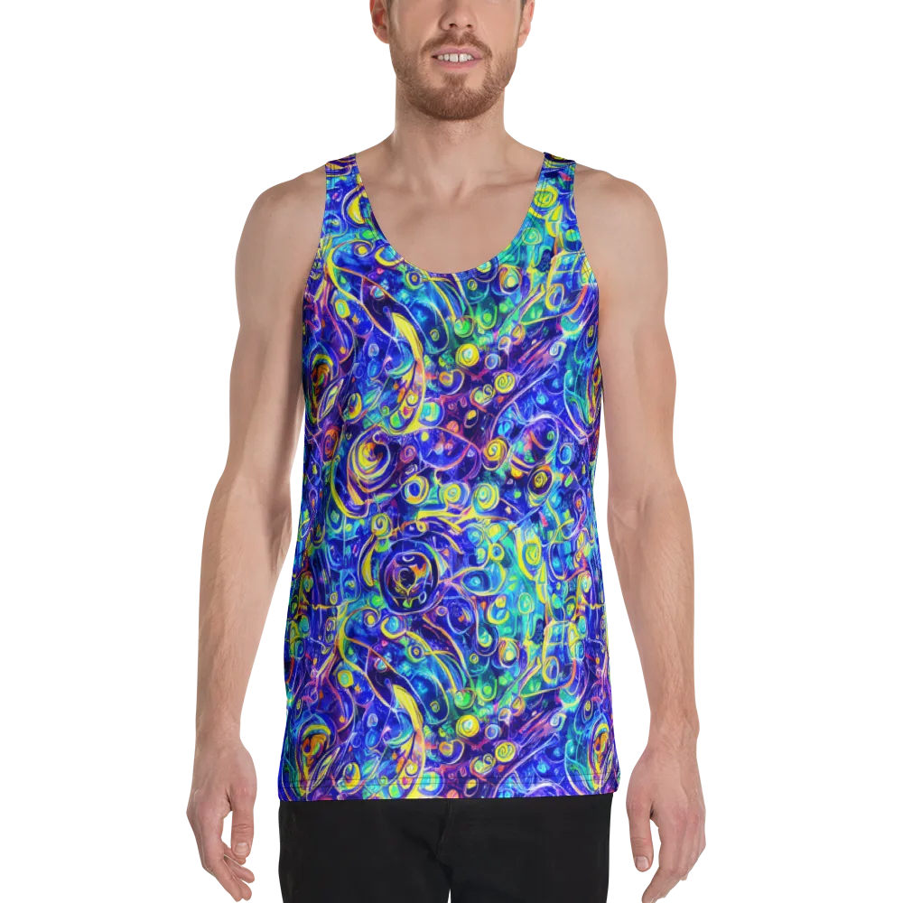 The Color Comet on Men's Tank Top — Front