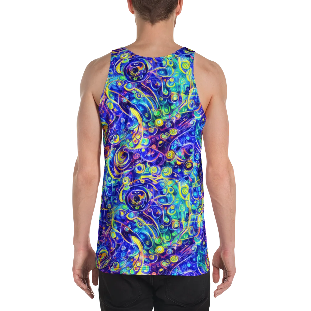 The Color Comet on Men's Tank Top — Back
