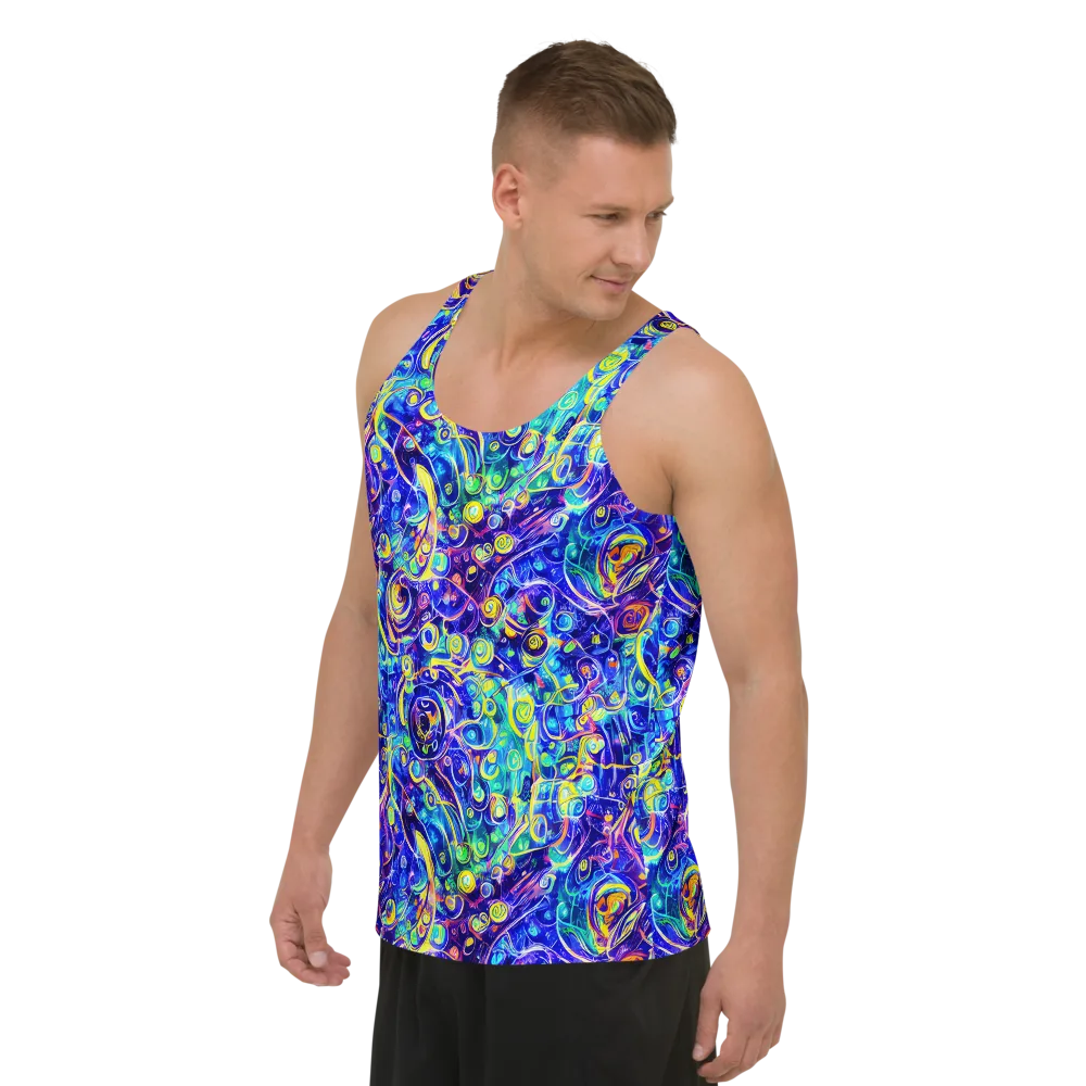 The Color Comet on Men's Tank Top — Left Front
