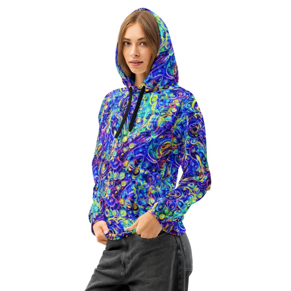 The Color Comet on Cotton Hoodie — Left Front