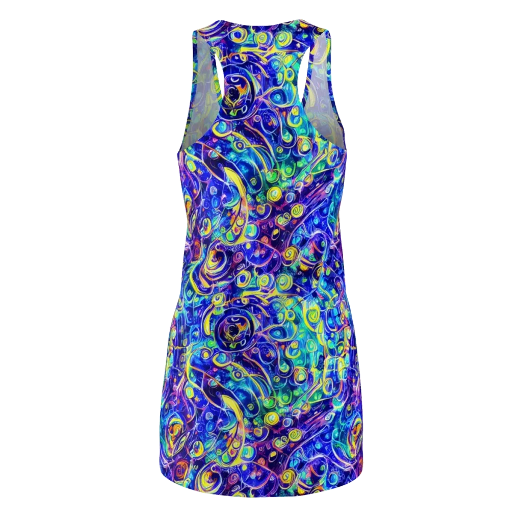 The Color Comet on Racerback Dress — Back