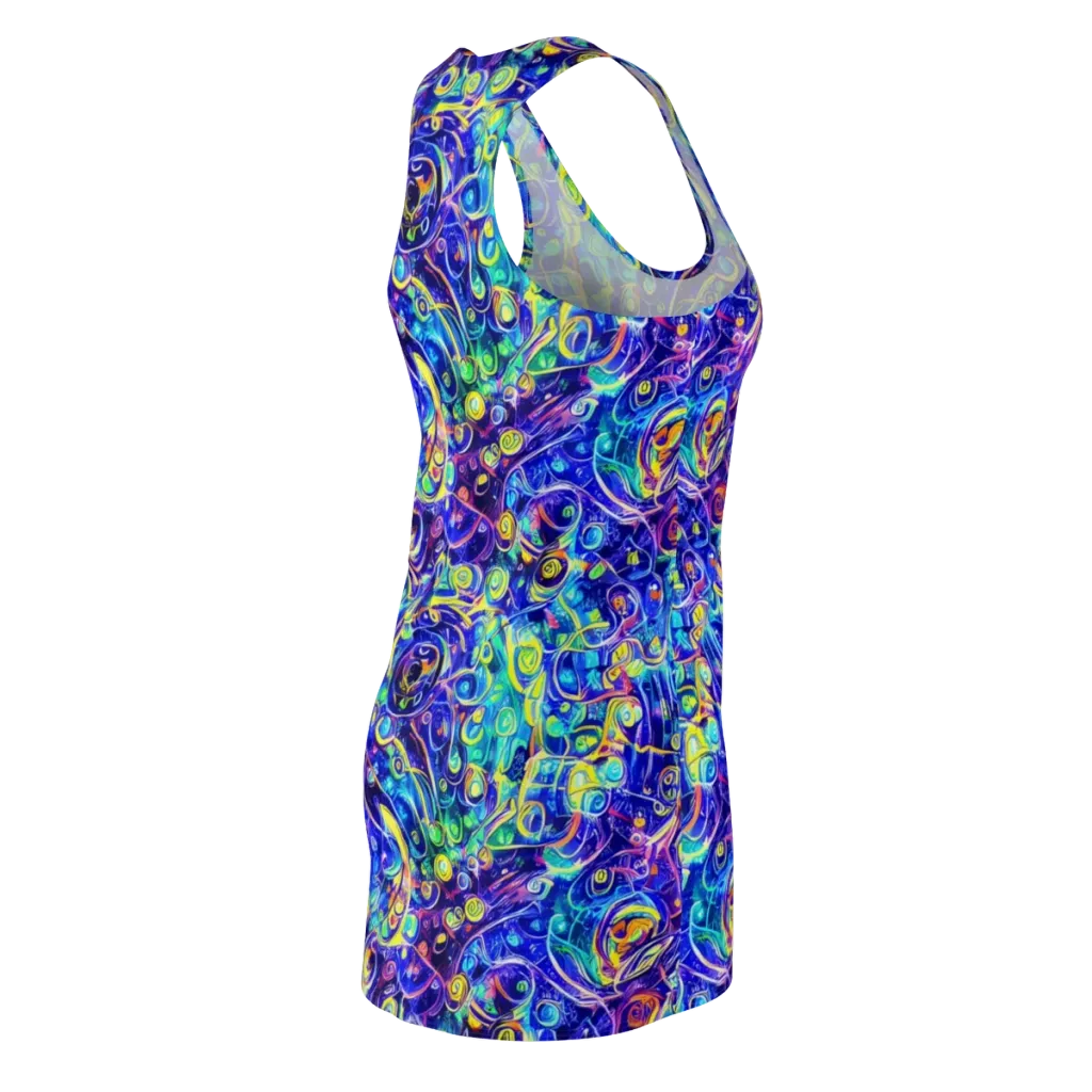 The Color Comet on Racerback Dress — Back Side