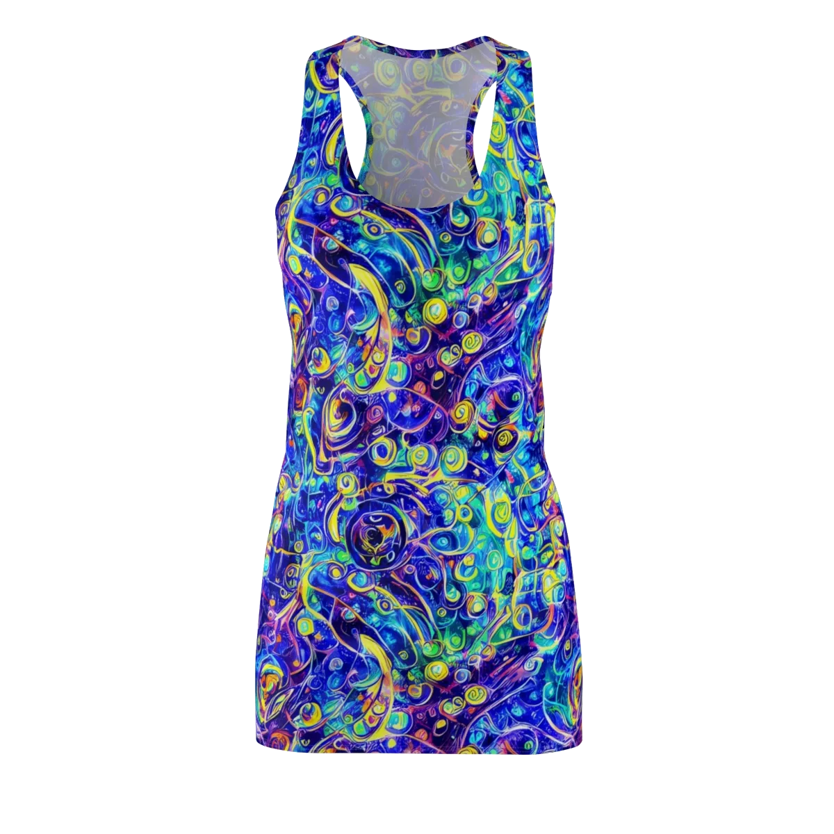The Color Comet on Racerback Dress — Front
