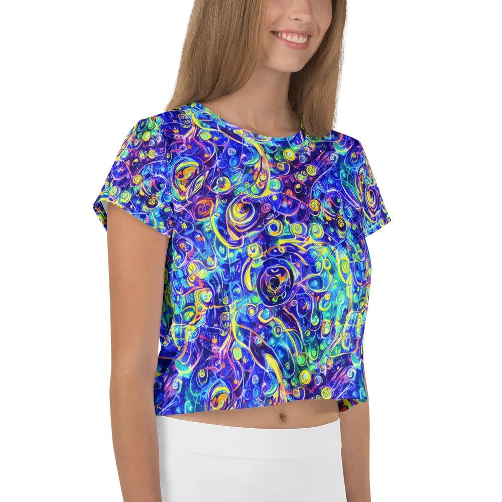 The Color Comet on Crop Tee — Right