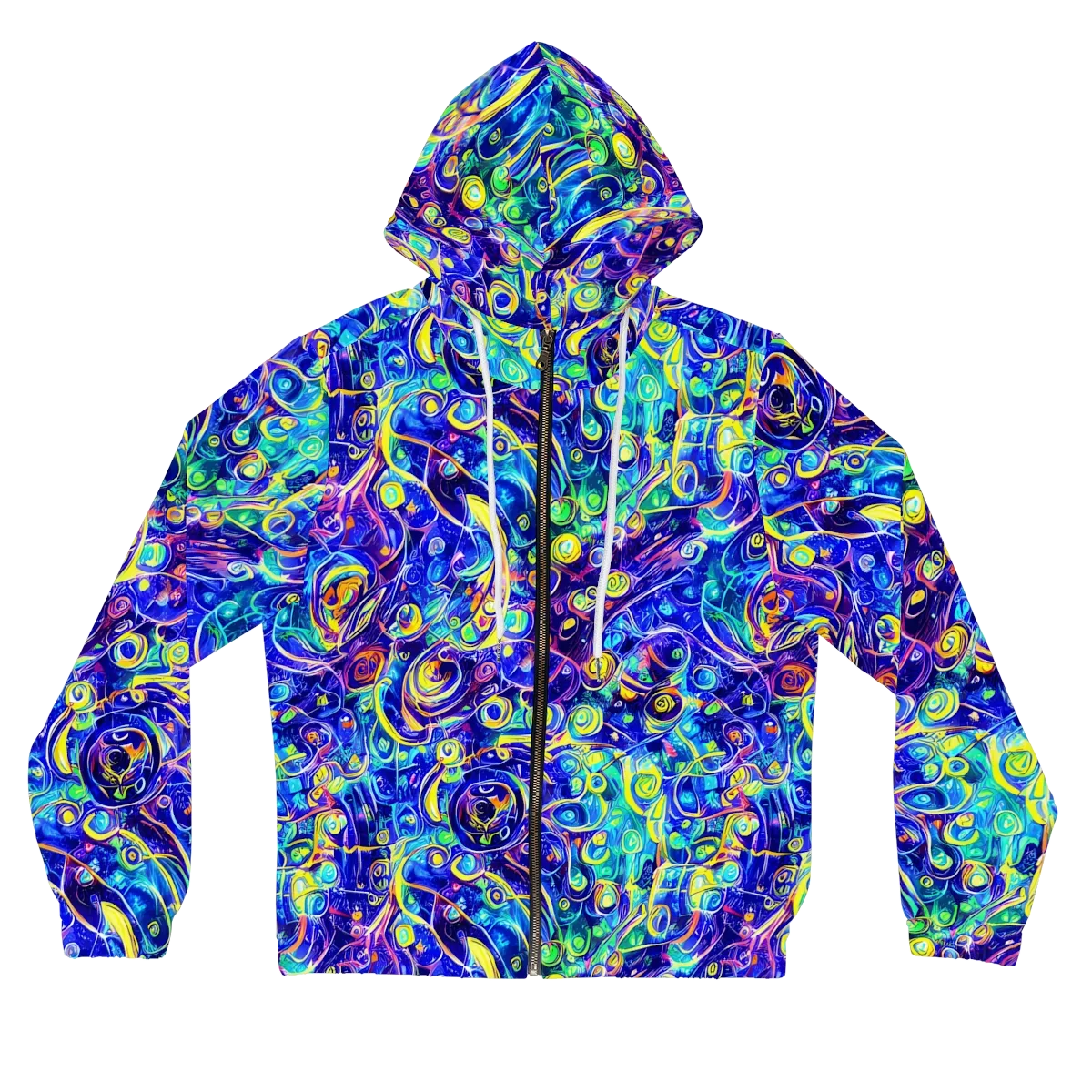The Color Comet on Women's Full-Zip Hoodie — Front